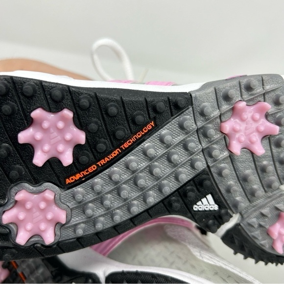 Adidas Pink, White & Gray Traxion Lite FM S Golf Shoes Size 6.5 Outdoors Summer - Picture 11 of 16